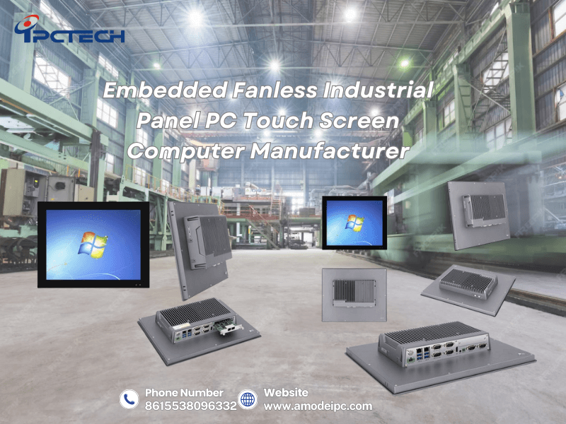 fanless industrial panel pc for sale1